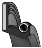 Oliekeerring 12X40X3/8.5 A-Y NBR-2