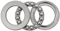 Axial deep groove ball bearing 2907 NSK 35X55X16mm