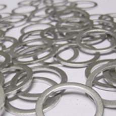 Aluminium ring 10X18X1.5 mm DIN 7603