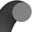 O-ring 9X1.7 Silicone 70 Shore Wit-2