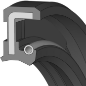 Oliekeerring 11X19X6/6.5 BABSL FPM Viton®(Hoge druk)-2